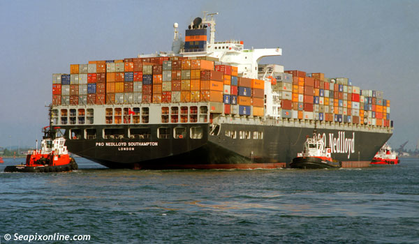 P&O Nedlloyd Southampton, Maersk Kiel 9153850 ID 685